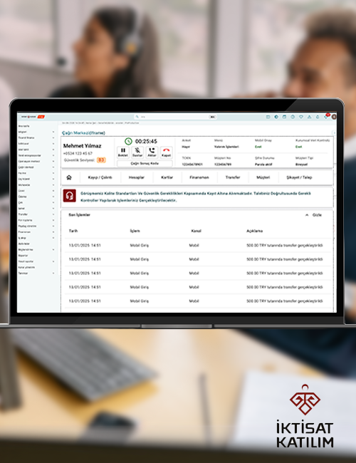 Çağrı merkezi web modülü case study görseli